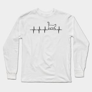 CAT Heartbeat EKG Long Sleeve T-Shirt